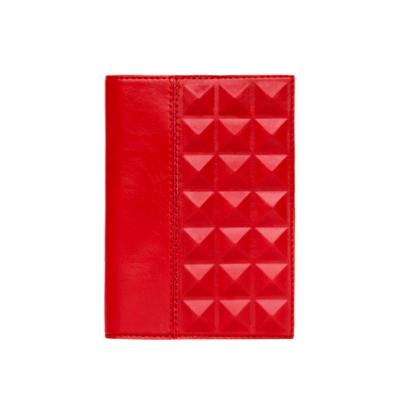 Обложка для паспорта GEOMETRY. Цвет красный