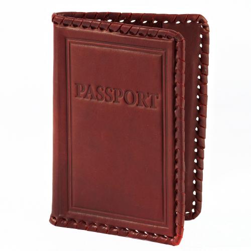 Обложка для паспорта. Цвет бордо. Арт. 009-07-01